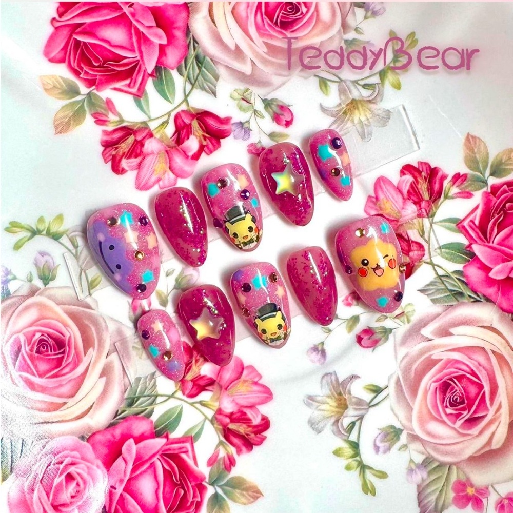 💛 Ditto - Star of The Show 💛 ฅ՞•ﻌ•՞ฅ PressOn Nails